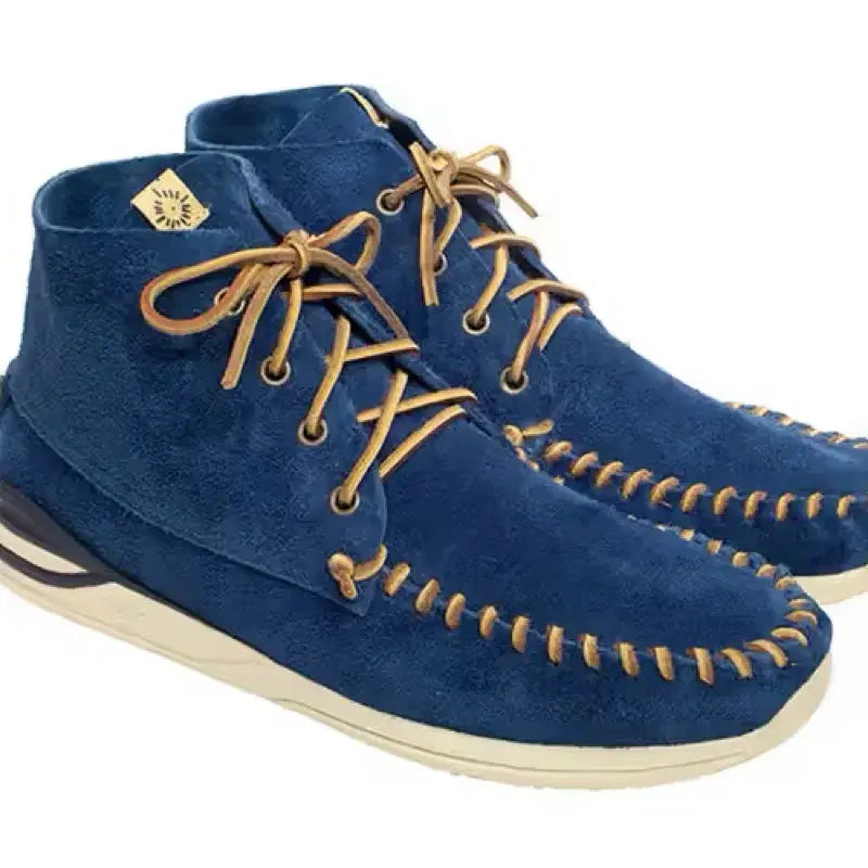 [BUNJANG] Visvim Yucca Moc Mid Folk Blue / 비즈빔 유카목 미드 Visvim yucca moc mid (M9/270)