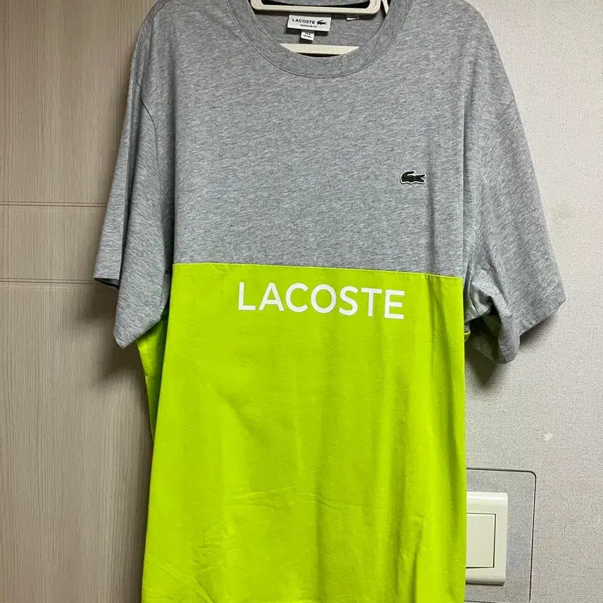 [BUNJANG] Lacoste Authentic Oversized T-Shirt Size 4XL (New) / 매칭반팔 라코스테 정품오버핏4XL(새상품)