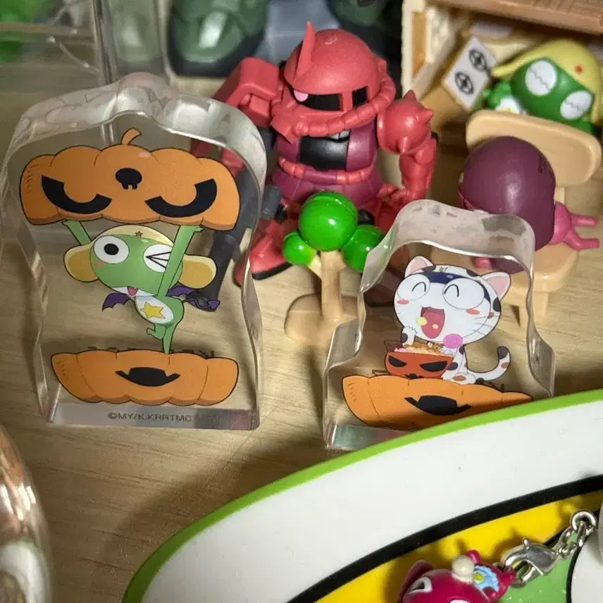 [BUNJANG] Keroro Halloween Keroro & Tamama Korotto Acrylic Set / 할로윈 케로로 타마마 코롯토 아크릴 일괄