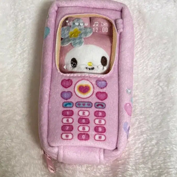 [BUNJANG] My Melody Phone Case Doll Pouch / 마이멜로디 폰 케이스 인형 파우치