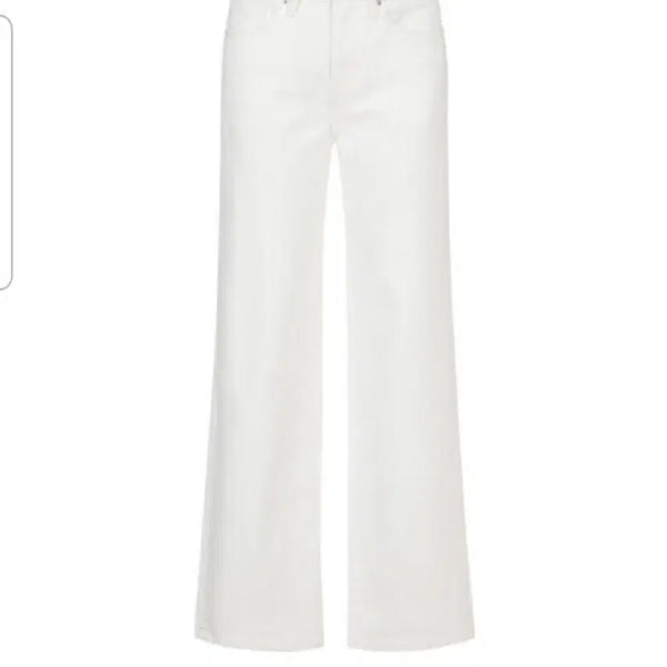 [BUNJANG] Polham Women's Semi-Wide Fit Light Fleece Denim Pants (Cream, Size 29) / (29)폴햄 여성 약기모 세미와이드핏 데님팬츠 새상품