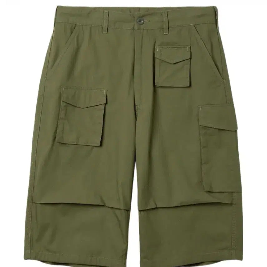 [BUNJANG] GU x Engineered Garments Utility Shorts Olive L / GU x 엔지니어드 가먼츠 유틸리티 쇼츠 올리브 L