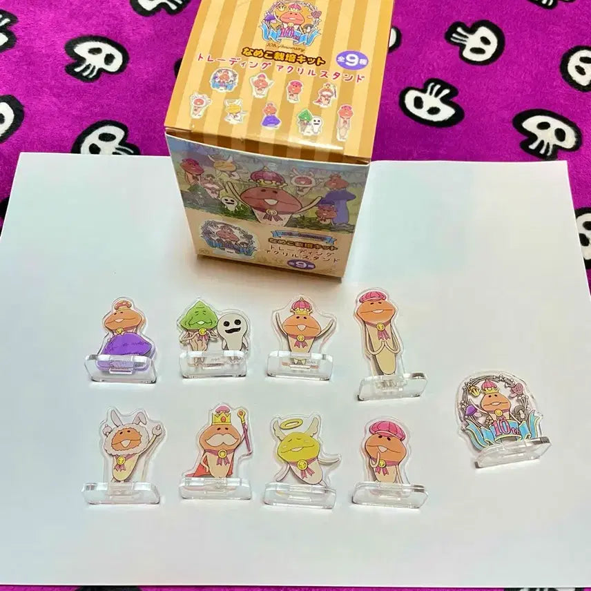 [BUNJANG] Namco 10th Anniversary 9 Types Desk Figure Bundle Set / 일괄]정품 10주년 나메코 9종 데스크 피규어