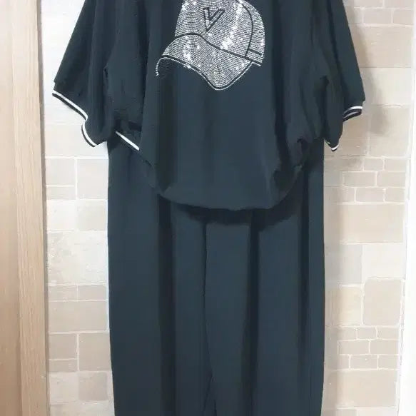 [BUNJANG] Women's Summer Training Set - Black / 여성 여름츄리닝(새옷)