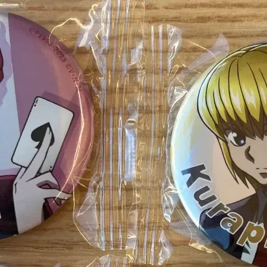 [BUNJANG] Hunter x Hunter Kurapika & Hisoka Suit Can Badge Set / 헌터헌터 헌헌 캔뱃지 크라피카 히소카 정장 슈트
