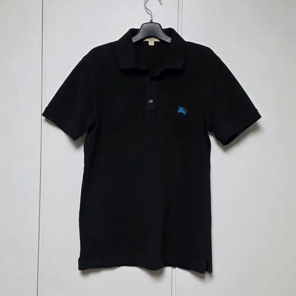 [BUNJANG] Burberry Brit Black Polo T-Shirt M Unisex / 버버리 브릿 블랙 폴로티 M 남여공용