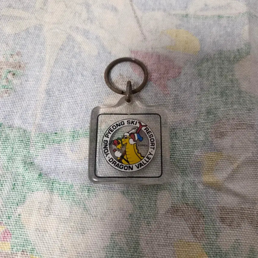[BUNJANG] 90s Dragon Valley Yongpyong Ski Resort Keychain / 90s 드래곤 밸리 용평 스키 리조트 키링