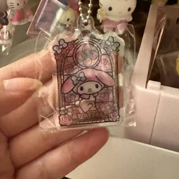 [BUNJANG] My Melody Stained Glass Gacha Keyring / 마이멜로디 가챠 키링 판매