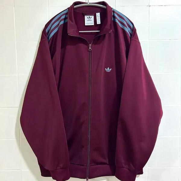[BUNJANG] Adidas BB Track Top Burgundy Jersey / [M] 아디다스 bb트랙탑 버건디 져지