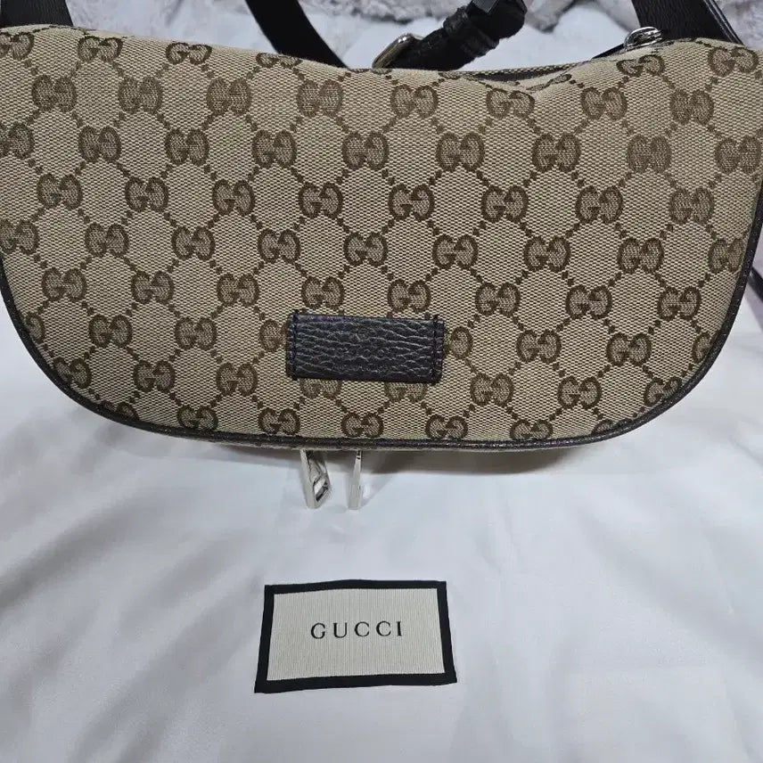 [BUNJANG] Gucci GG Supreme Belt Bag Sling Bag / 구찌 GG 슈프림 벨트백 슬링백