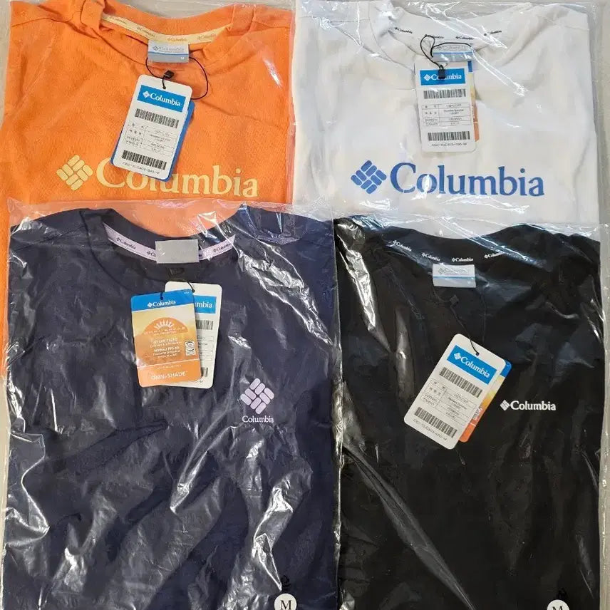 [BUNJANG] Columbia Women's Cool T-Shirt Bundle Set (4 pcs) / (정품M) 컬럼비아 쿨티셔츠 4장 일괄