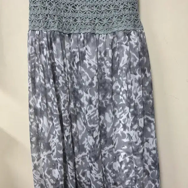 [BUNJANG] Vintage Lace Long Banding Skirt - Mori Girl Style / 레이스 롱 밴딩 스커트 일본 빈티지 모리걸
