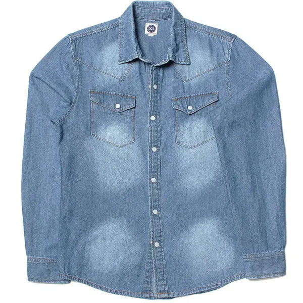 [BUNJANG] 95 Washed Denim Western Shirt Untucked Fit / 95 워시드데님 웨스턴셔츠 언턱드핏 236