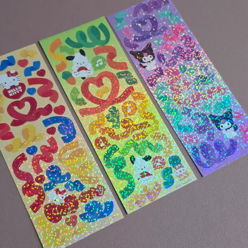 [BUNJANG] Sanrio Confetti Stickers Bundle Set / 47. [일괄] 다꾸스티커, 컨페티스티커(산리오)
