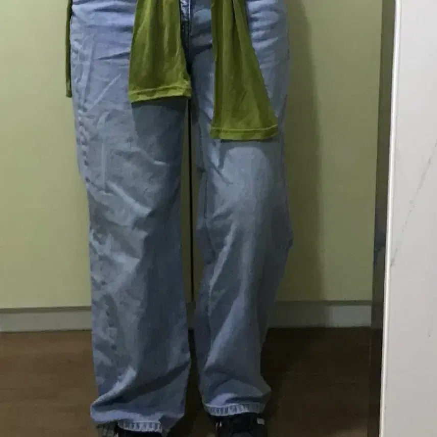 [BUNJANG] TOPTEN Light Wash Wide Denim Pants Size 29 / 탑텐 연청 와이드 데님 팬츠 29