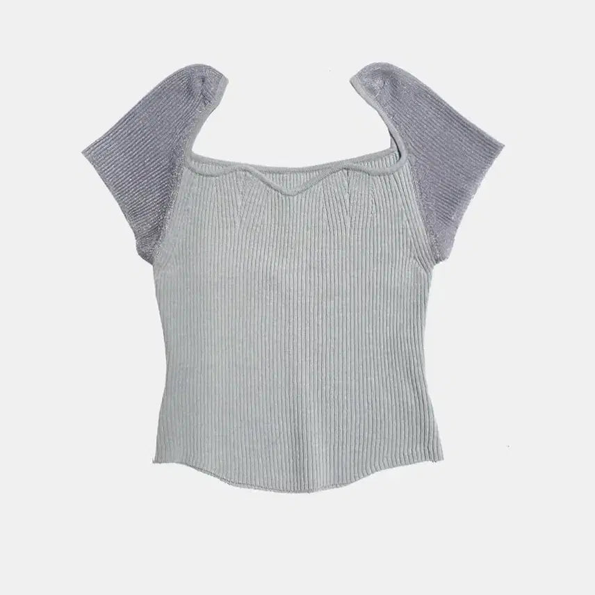 [BUNJANG] Lalameemee Sheer Sleeve Knit Blouse / lalameemee 라라미미 sheer sleeeve knitblouse
