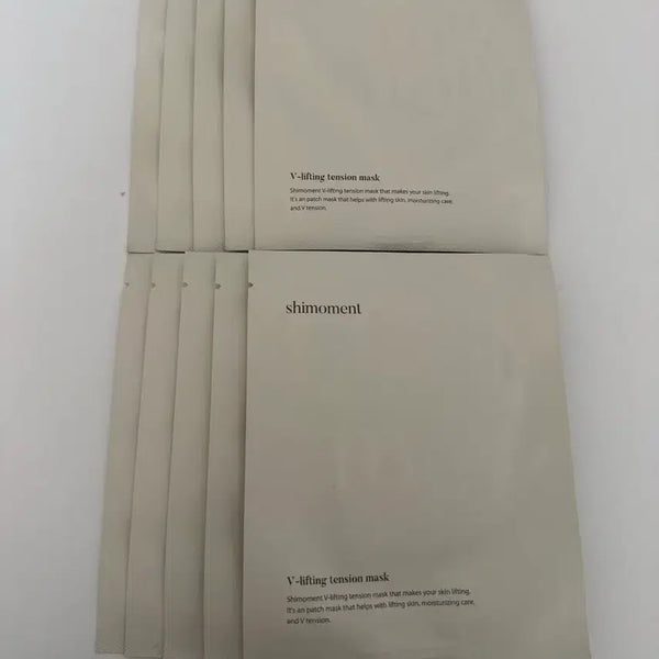 [BUNJANG] Simomont V Lifting Tension Mask 10 Sheets Bundle Set / 시모먼트 V리프팅 텐션 마스크 10매 일괄판매