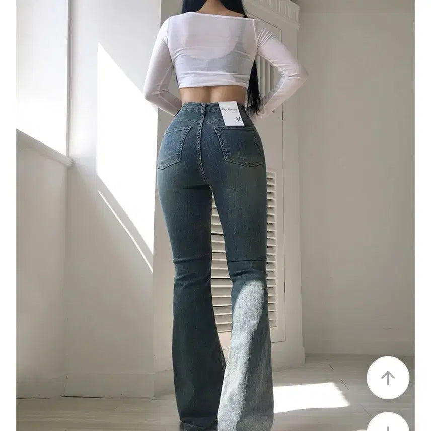 [BUNJANG] Big Body Original Bootcut Denim Blue M / 빅부디 오리지날 부츠컷 데님 블루 m