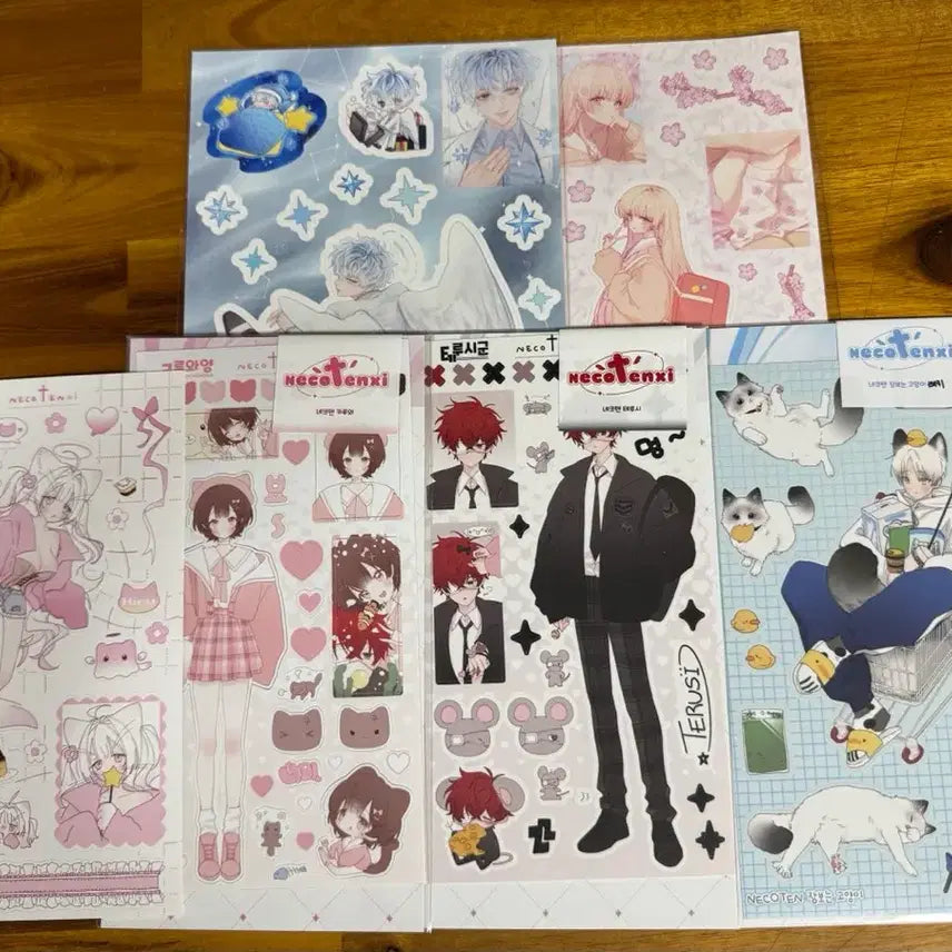 [BUNJANG] Nekoten Seal Sticker Bundle Set / 네코텐님 씰스티커 일괄 개별X