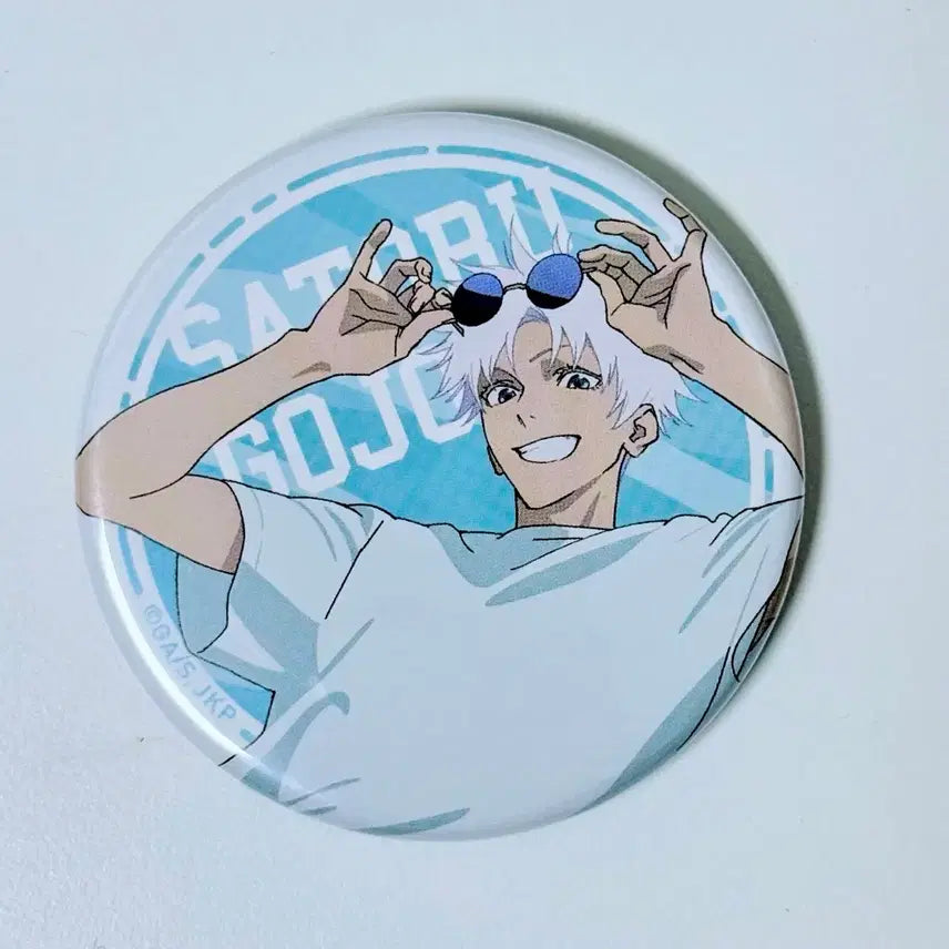 [BUNJANG] Jujutsu Kaisen 2024 Jujutsu Cafe Random Can Badge - Satoru Gojo / 주술회전 2024 쥬쥬카페 랜덤 캔뱃지 - 고죠 사토루