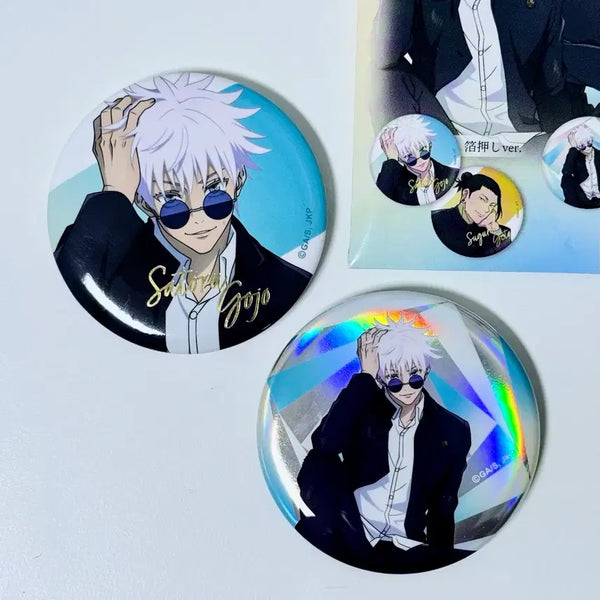 [BUNJANG] Jujutsu Kaisen PLAZA Relax Random Can Badge - Satoru Gojo / 주술회전 PLAZA 플라자 휴식 랜덤 캔뱃지 - 고죠 사토루