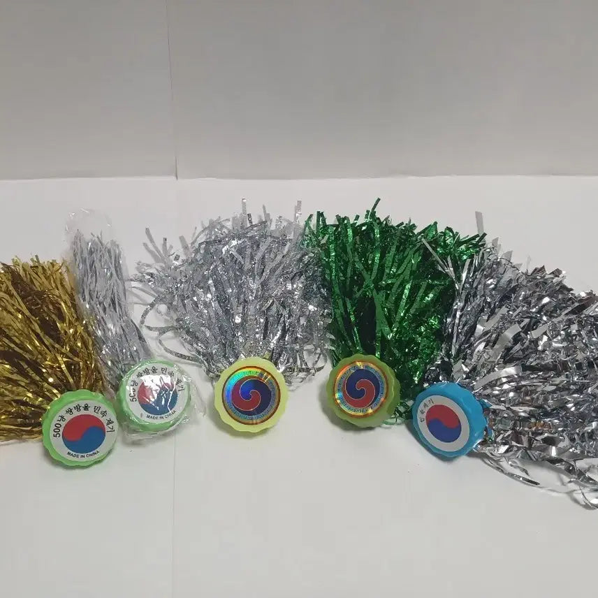 [BUNJANG] Jegi Chagi (Korean Traditional Shuttlecock) with Bells - Set of 5 / 방울달린 재기차기 5개 전부