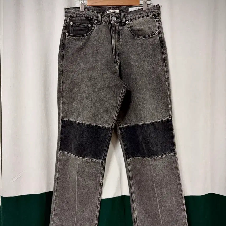 [BUNJANG] Our Legacy Extended Third Cut Black Grey Denim Pants (Size 31) / 아워레가시 익스펜디드 써드컷 블랙 그레이 31size
