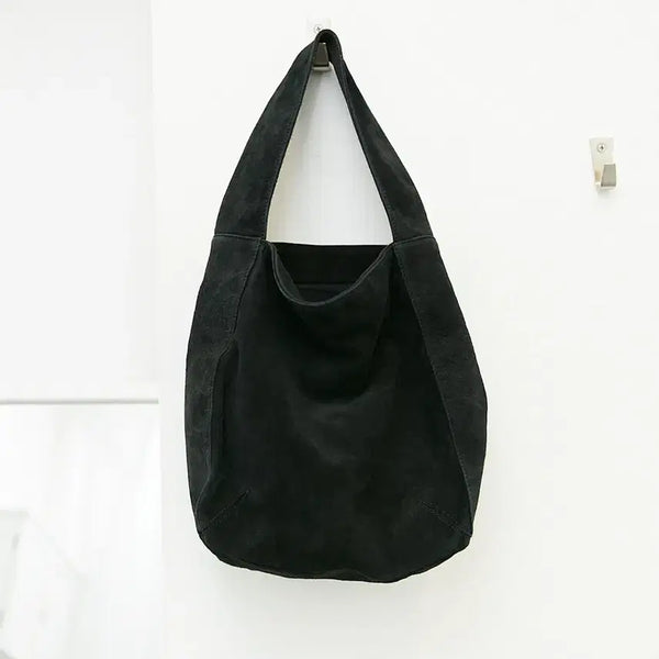 [BUNJANG] Yohji Yamamoto Noir Suede Shoulder Bag / 요지야마모토 느와르 스웨이드 숄더백