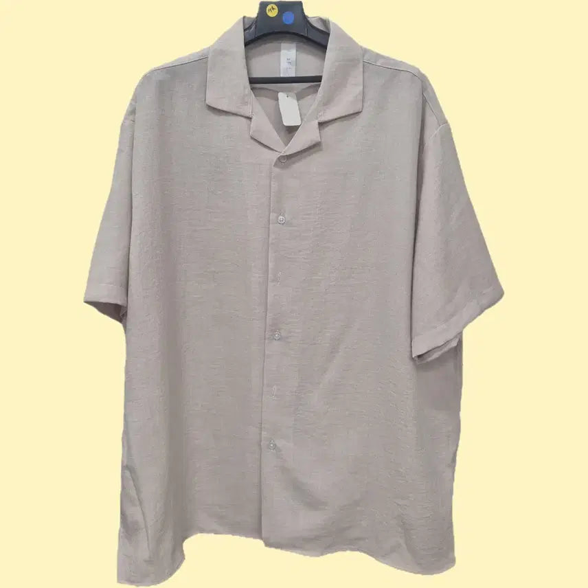[BUNJANG] Short Sleeve Shirt Beige (New) / 반팔 셔츠 (새상품)