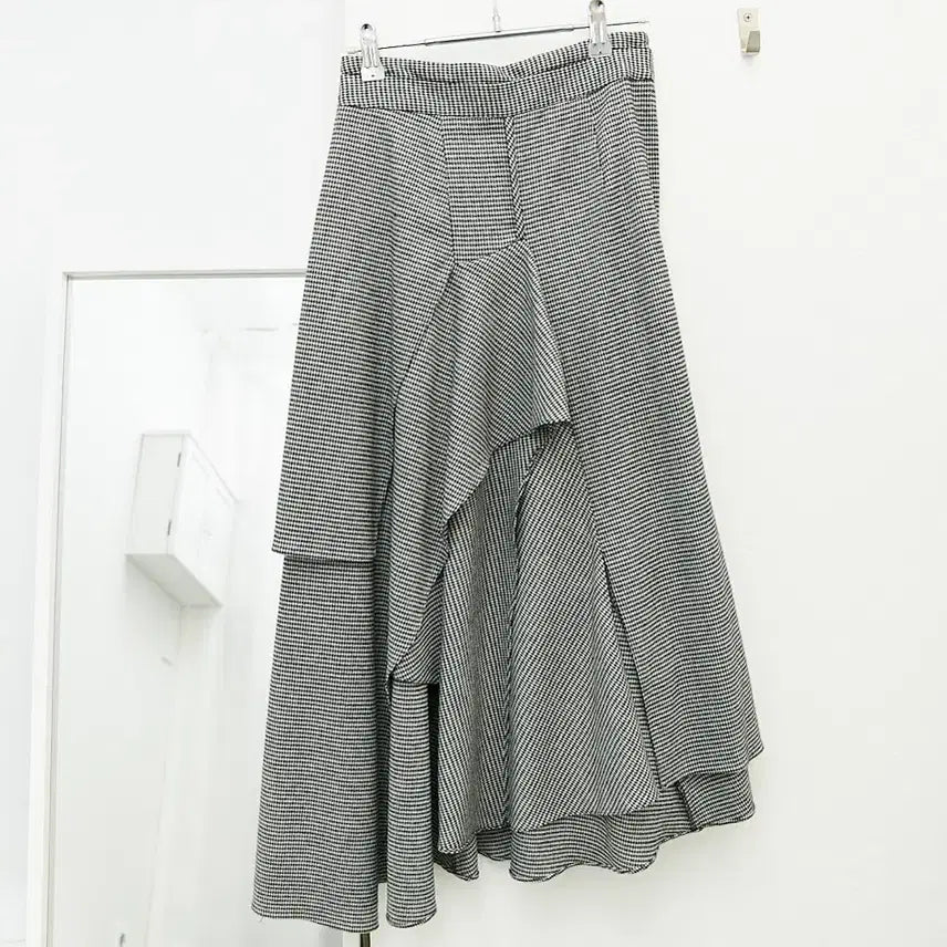 [BUNJANG] Chalayan Pattern Layered Skirt / 살라얀 패턴 레이어드 스커트