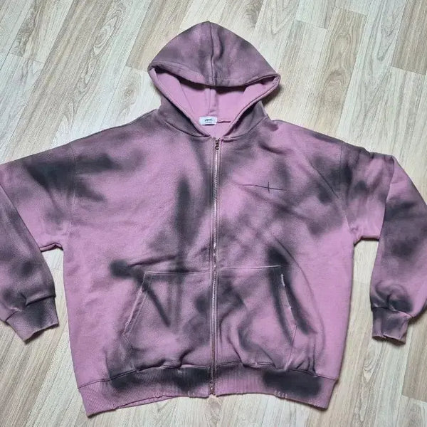 [BUNJANG] OOTD Pink Hooded Jumper / OOTD)핑크 후드점퍼