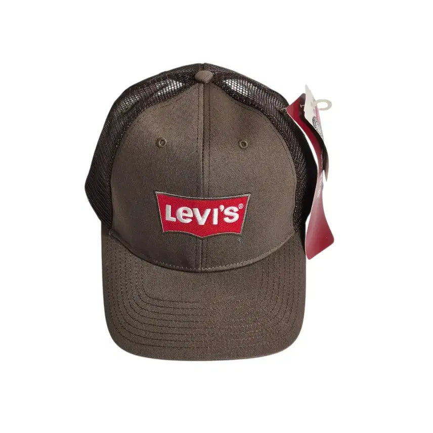 [BUNJANG] Levi's 00s Deadstock Batwing Logo Ball Cap - Khaki/Brown / Levi's) 00's 데드스탁 리바이스 배트윙 로고 볼캡 카키/브라운