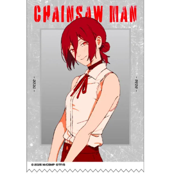 [BUNJANG] Chainsaw Man Rezse Satin Cross Fabric Sticker Ticket (Ans Sky) / 체인소맨 레제 천 재질 스티커 티켓. (앤스카이 미개봉)