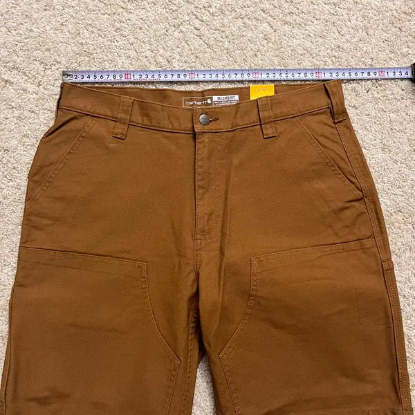 [BUNJANG] Carhartt Rugged Flex Duck Double Knee Shorts Brown / [새상품/34 브라운] 칼하트 러기드 플렉스 덕 더블니 반바지