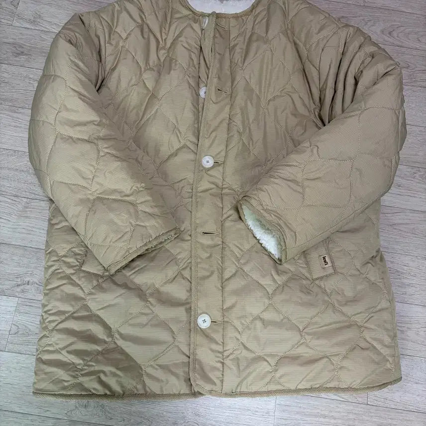 [BUNJANG] Levi's Quilted Jacket Beige / (S) 리바이스 퀄팅 자켓 베이지