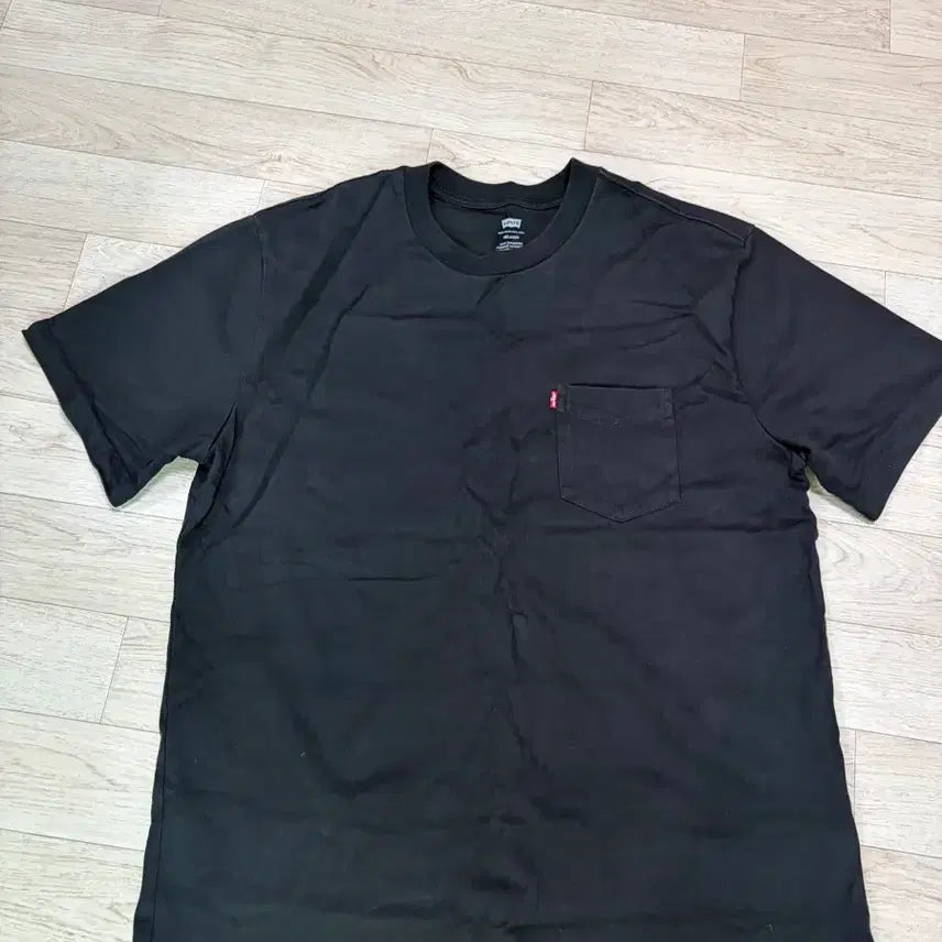 [BUNJANG] Levi's Heavyweight Pocket T-Shirt Black / (L) 리바이스 헤비웨이트 포켓 티셔츠 블랙