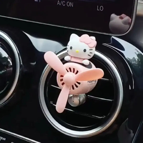 [BUNJANG] Hello Kitty Car Air Freshener (Pink) / 헬로키티 차량용 송풍구 방향제 (핑크)