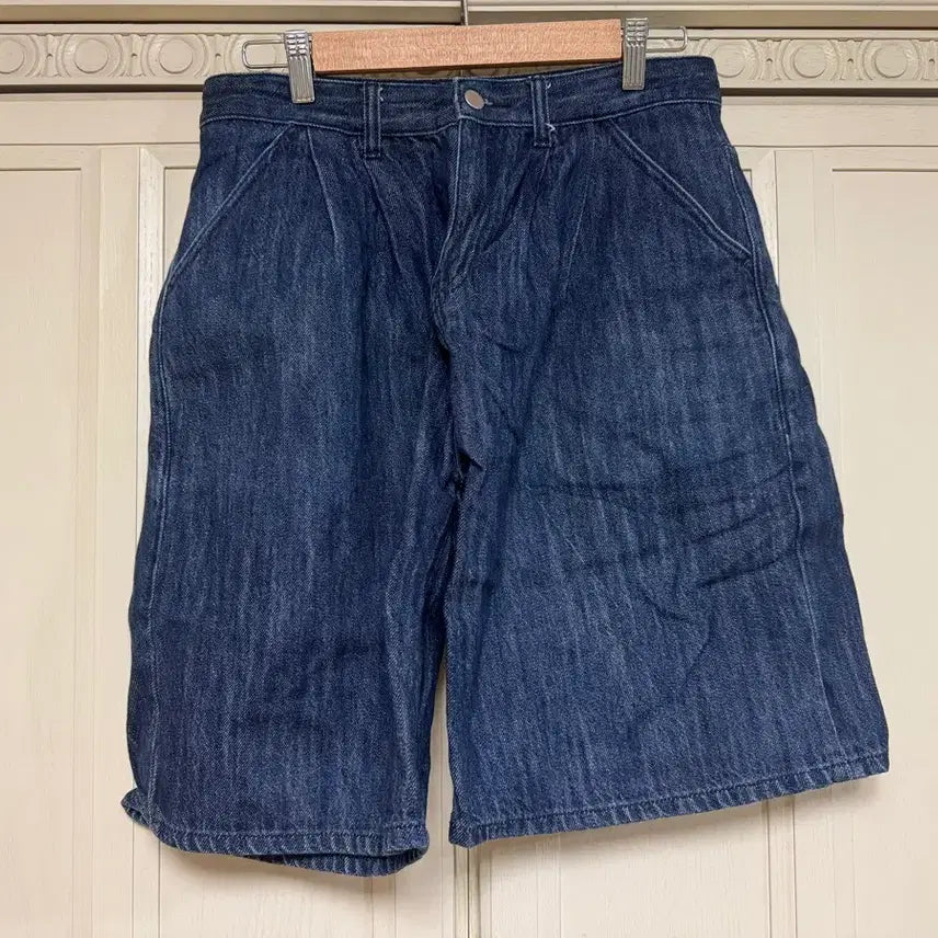[BUNJANG] 8SECONDS Bermuda Raw Denim Pants Size 78 / [가격내림] 에잇세컨즈 버뮤다 생지 데님 팬츠 78