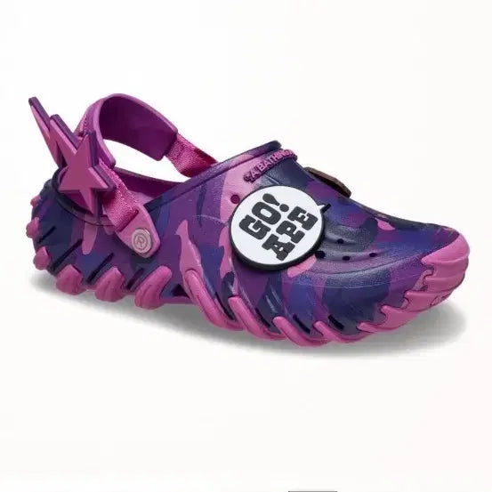 [BUNJANG] BAPE x Crocs Purple Clog 260 / 베이프크록스 퍼플 260
