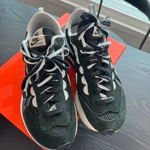 [BUNJANG] Nike x sacai Vaporwaffle Sneakers Black / 나이키 베이퍼와플 사카이 290