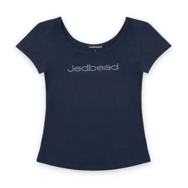 [BUNJANG] Jedbead Navy Short Sleeve T-shirt / Jedbead 제드비드 스쿱티 네이비 반팔