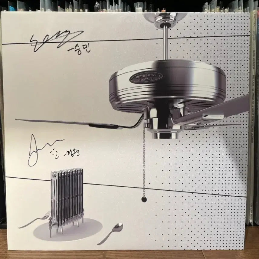 [BUNJANG] Off The Menu Contact LP 100 Limited Edition Smoky Marble Vinyl Signed / 오프더메뉴 Contact LP 100장 한정 스모키 마블반 친필 싸인