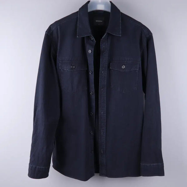 [BUNJANG] Buckaroo Men's Twill Indigo Washing Shacket Jacket (L) / 버커루 남성 트윌 인디고 워싱 셔켓 셔츠 자켓 (L)