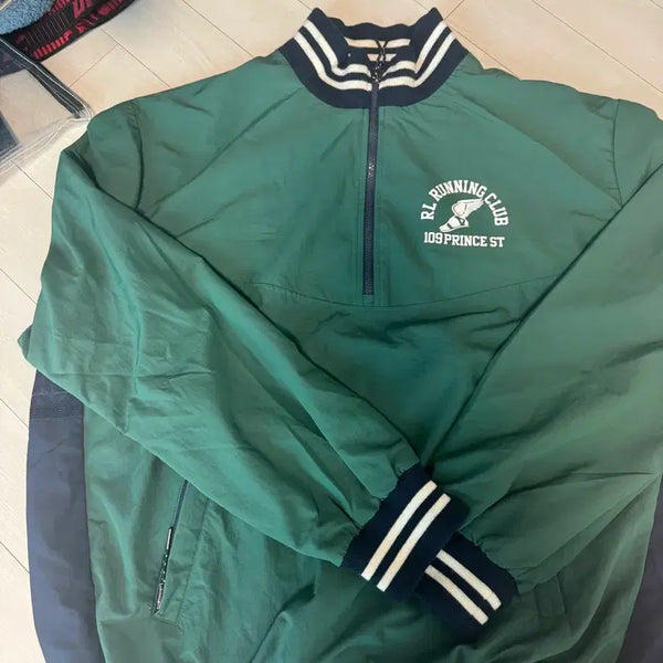 [BUNJANG] Polo Ralph Lauren Green Windbreaker Jacket XL / 폴로 랄프로렌 그린 바람막이 xl (110)