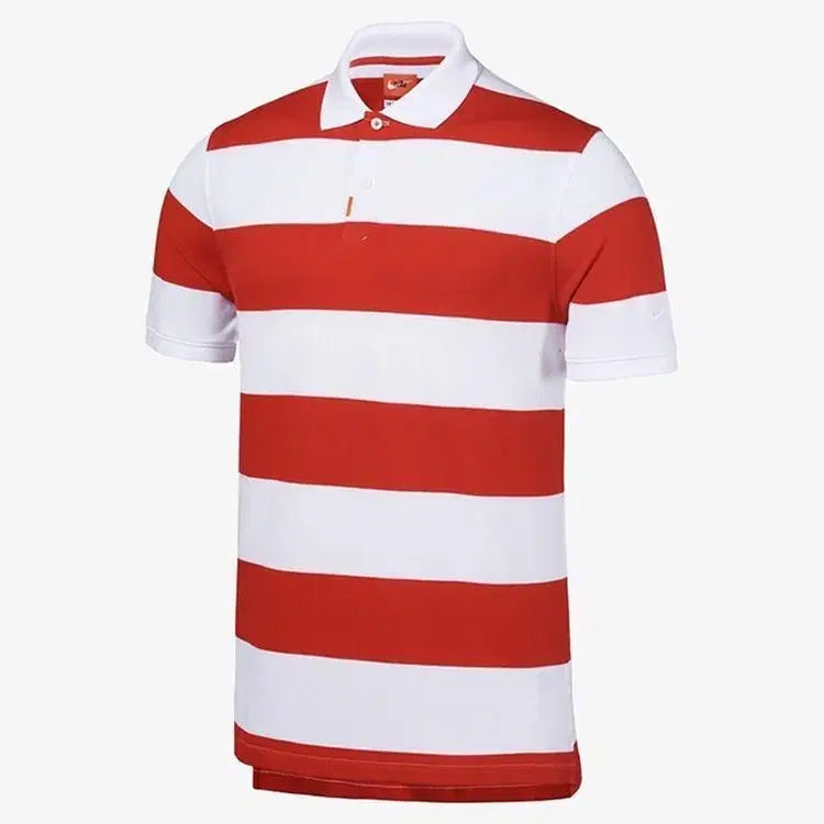 [BUNJANG] Nike Dri-FIT Border Stripe Polo T-Shirt / L 나이키 드라이핏 보더 스트라이프 폴로 PK 반팔 카라티