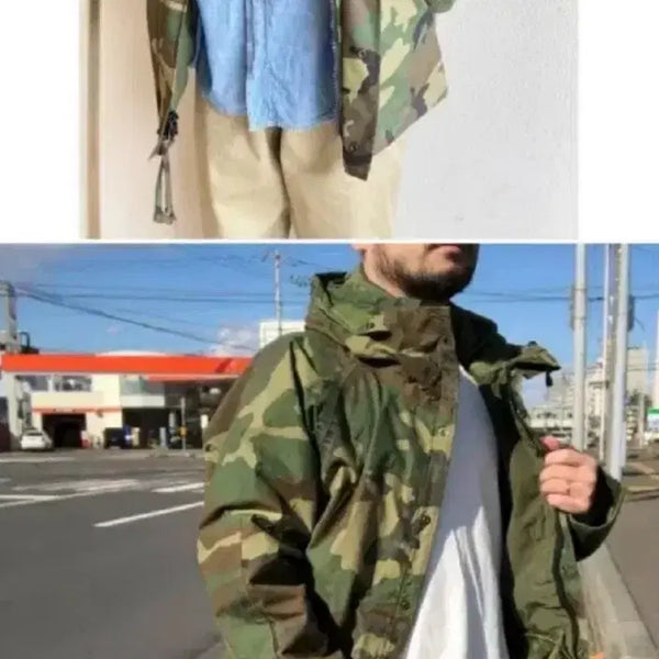 [BUNJANG] US Military ECWCS Woodland Gore-Tex Parka / 캠핑, 아웃도어, 장마철 오리지널 미군 우드랜드 고어텍스 ECWCS 파카
