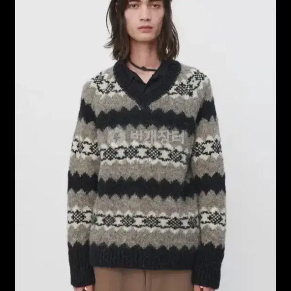 [BUNJANG] Our Legacy V-Neck Knit / 아워레가시 브이넥 니트