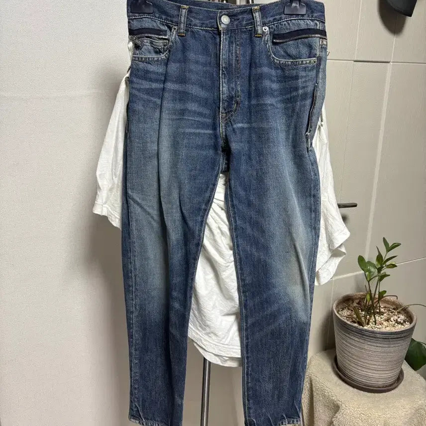 [BUNJANG] Undercover Slim Fit Denim Jeans / Undercover UNDERCOVER 티셔츠 디테일 데님 청바지
