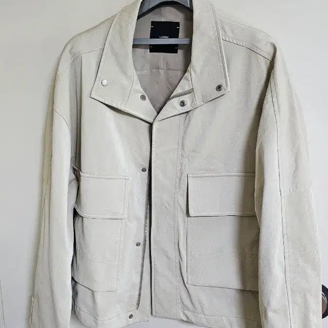 [BUNJANG] Il Corsso Glossy Creased High-neck Shell Parka Jacket / 일꼬르소 글로시 크리즈 하이넥 쉘파카 자켓(510