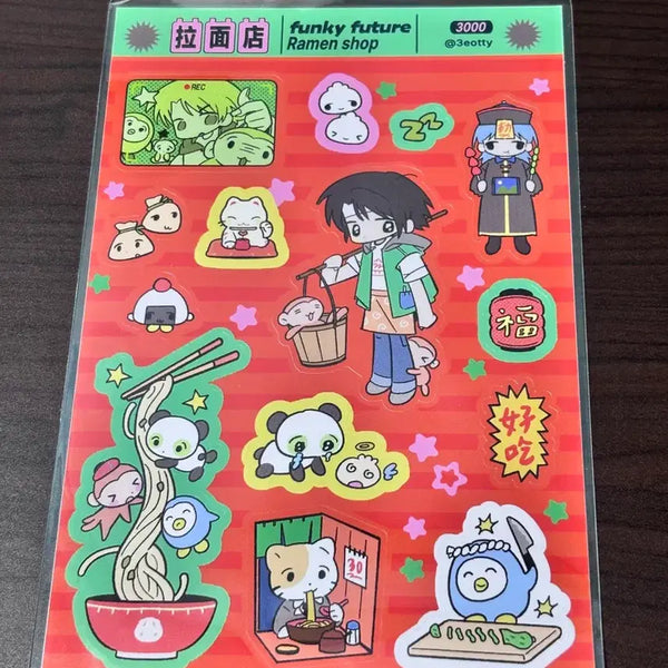[BUNJANG] Sertee Ramen Store Sticker Set / 서티 라면가게 스티커